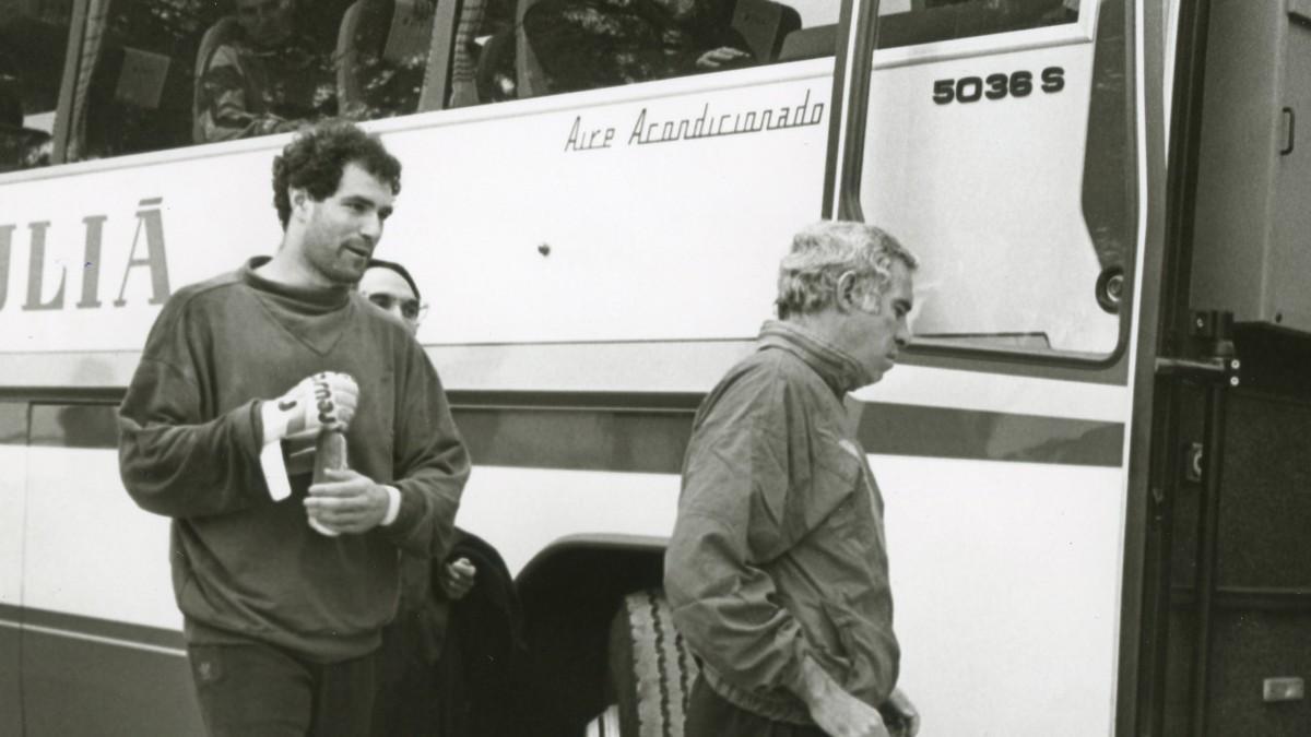 Luis Aragonés dirigió al Barça en el curso 1987-88