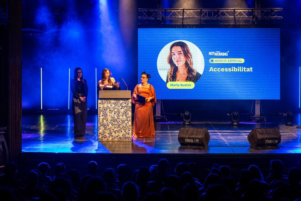 Segona gala dels Premis Notworking a Manresa: tots els premiats i els moments de la nit