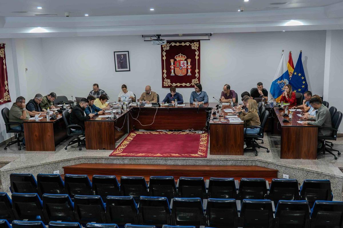 Sesión del pleno de Mogán.