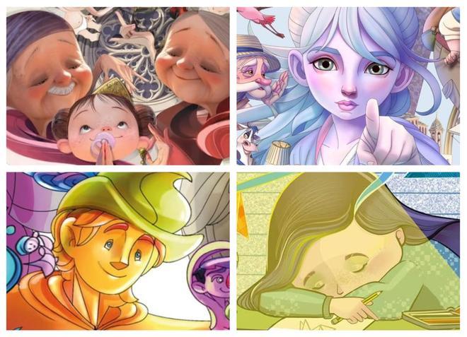 Bocetos de la Sección Especial Infantil de las Fallas de València 2026