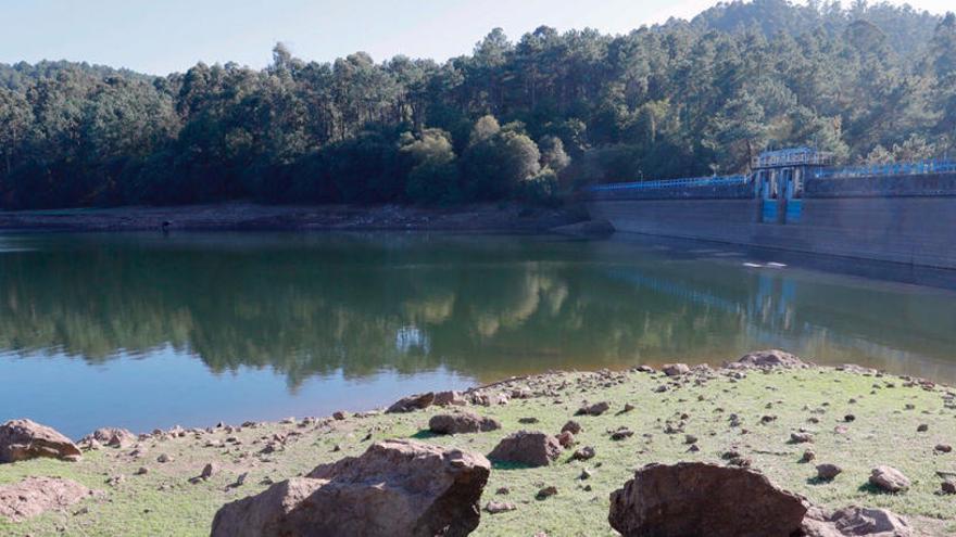 Embalse de Zamáns de principios de mes. // J. Lores