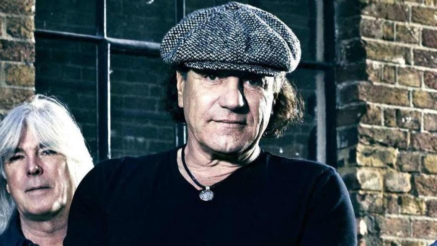 Brian Johnson, la voz de AC/DC.