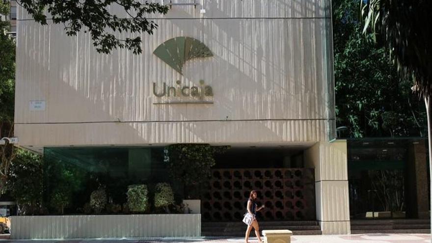 La sede central de Unicaja Banco en Málaga.