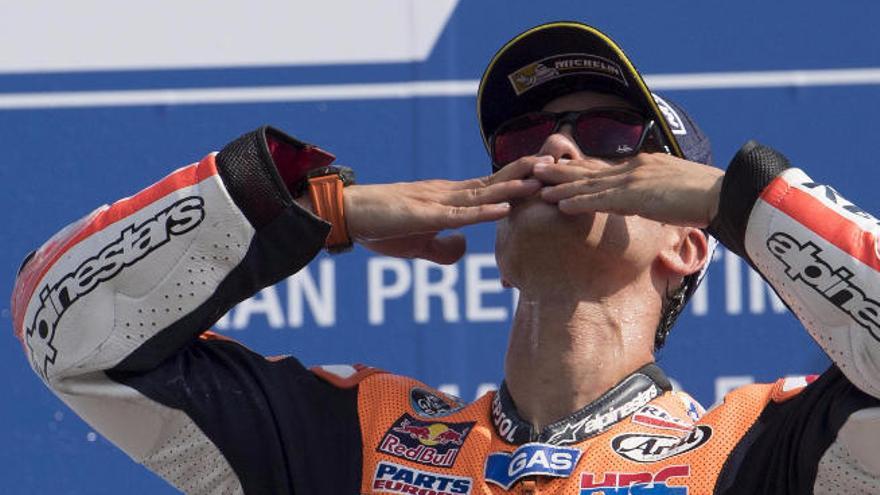 Dani Pedrosa renace en Misano y Marc Márquez sigue en cabeza