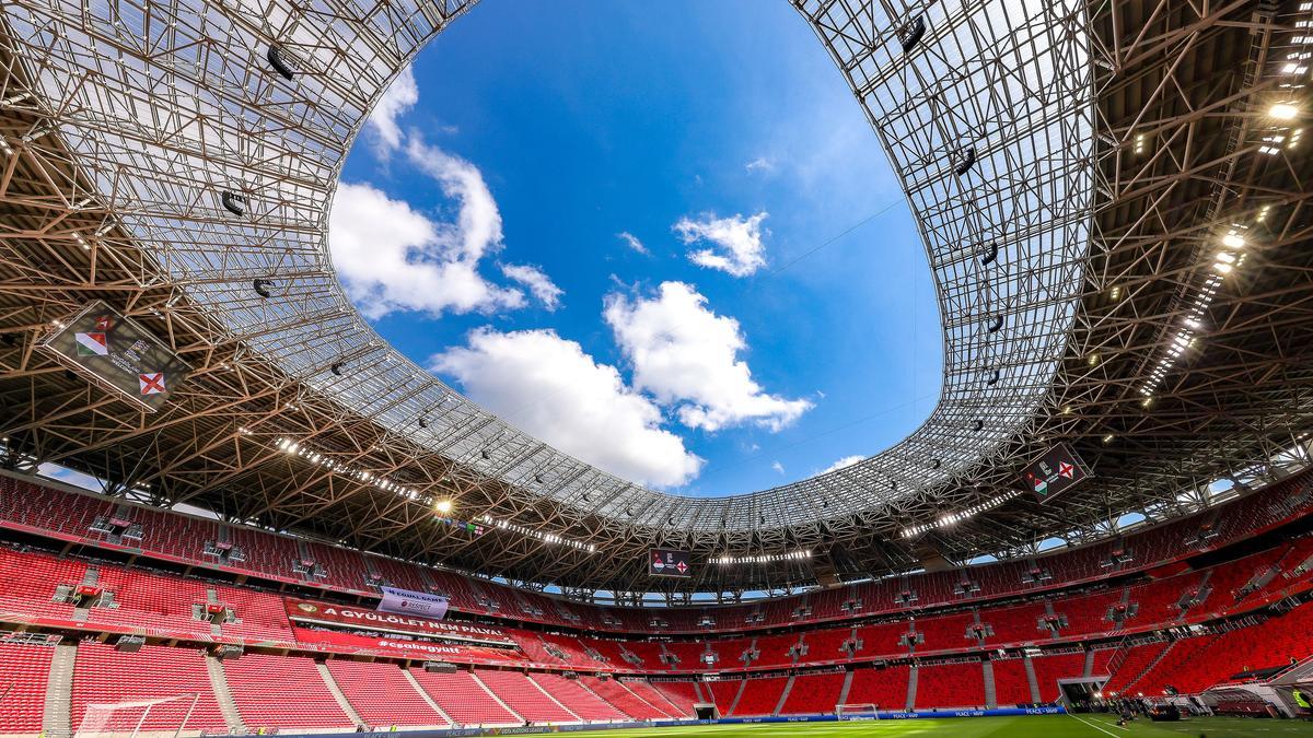 Archivo - Vista general del Puskas Arena en Budapest (Hungría).