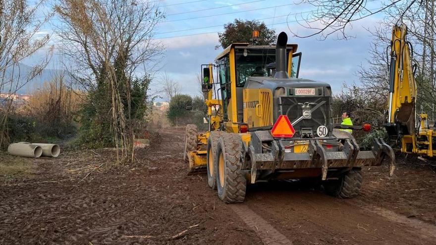 Millores a un tram del camí que connecta Manresa i Sant Joan per la vora del Cardener