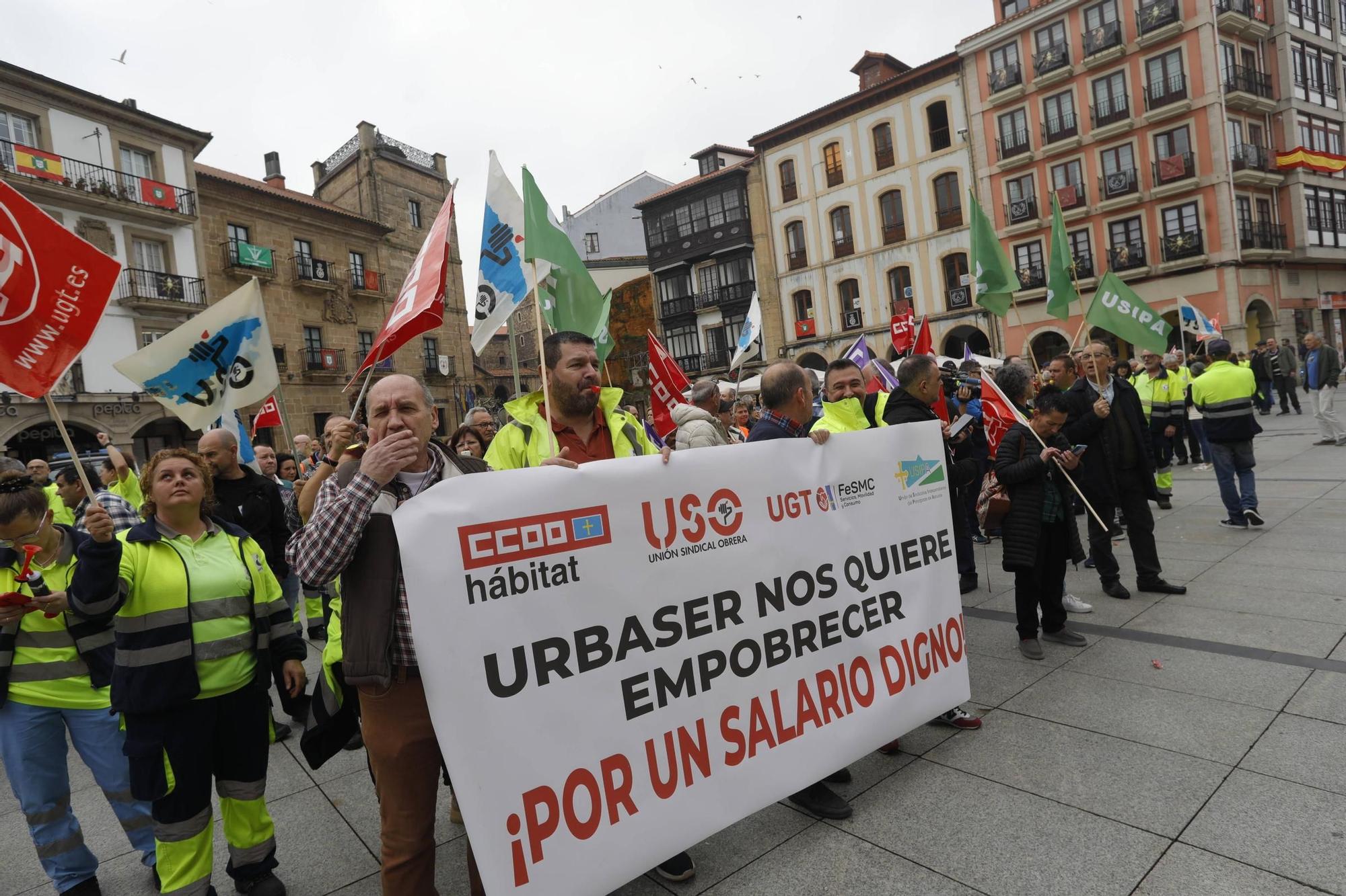 Manifestaci�n de trabajadores de Urbaser (27).jpg