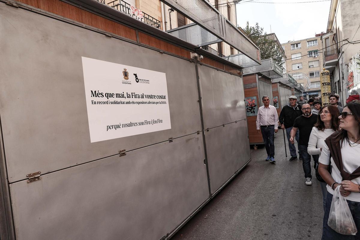 Cocentaina inaugura la 678 Fira, con menos actividad tras la tragedia de la Dana