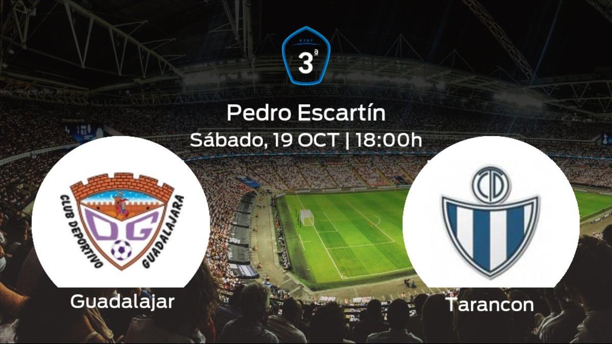 Jornada 10 de la Tercera División: previa del duelo Guadalajara - Tarancon