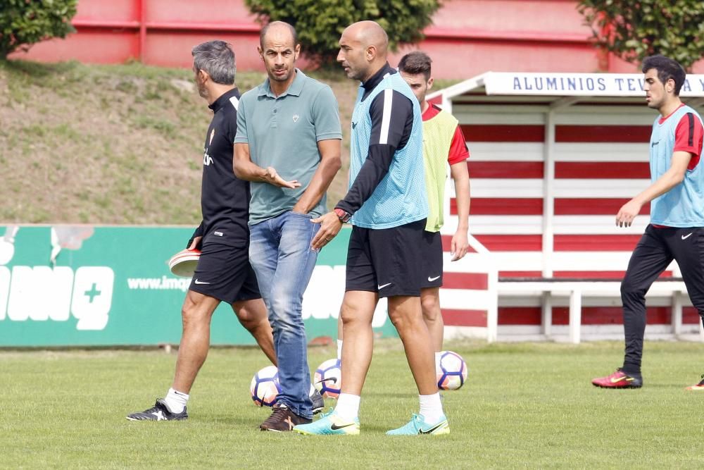 Entrenamiento del Sporting