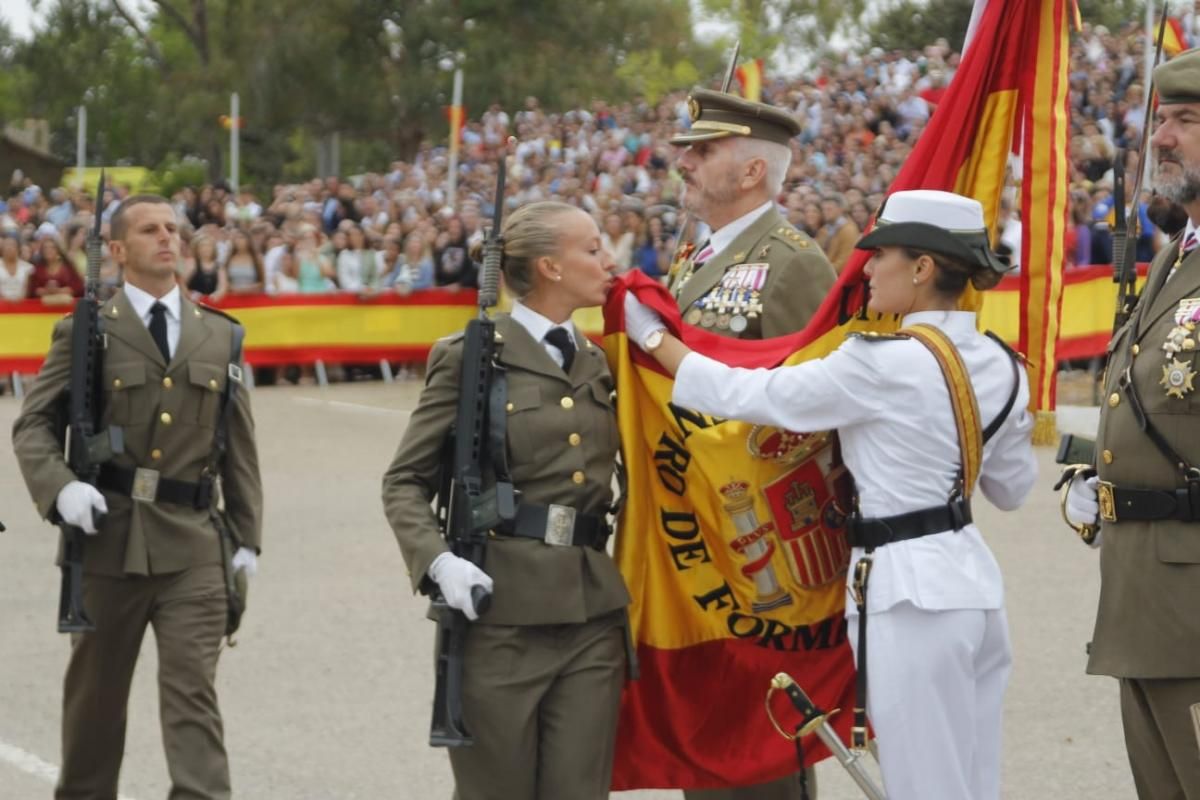 Jura de bandera en el Cefot de Cáceres