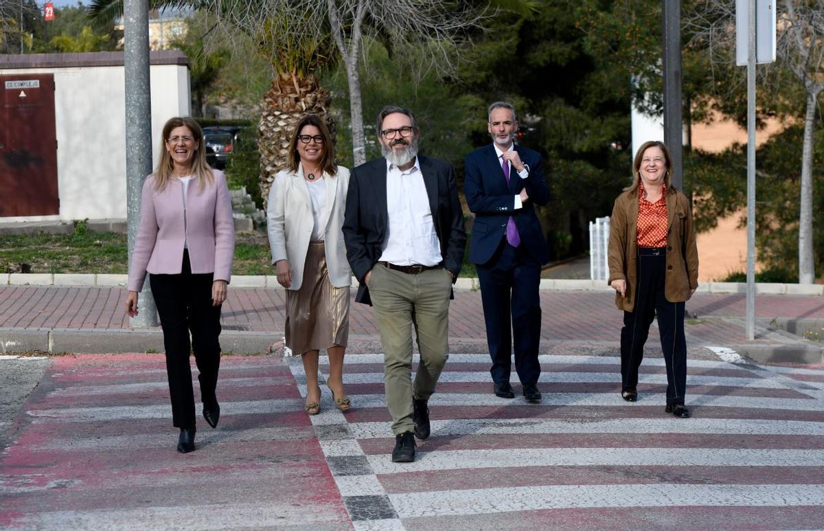 Senena Corbalán, Alicia Rubio, Guillermo Díaz, Samuel Baixauli y Alfonsa García.