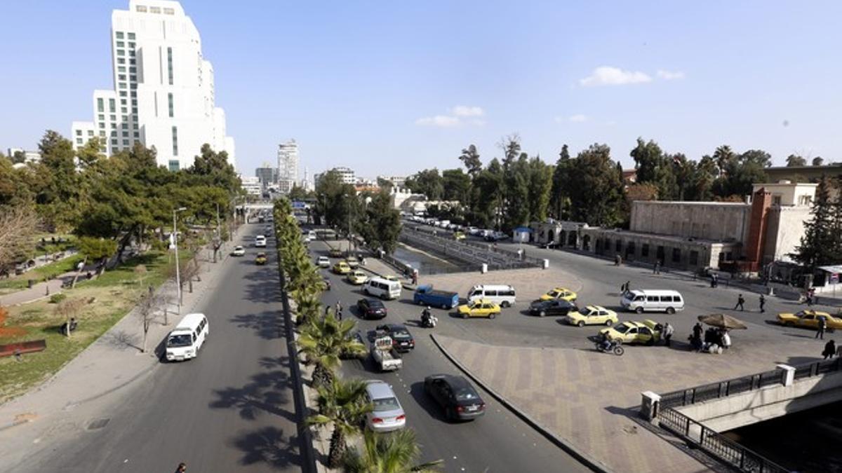 Life in Damascus during ceasefire