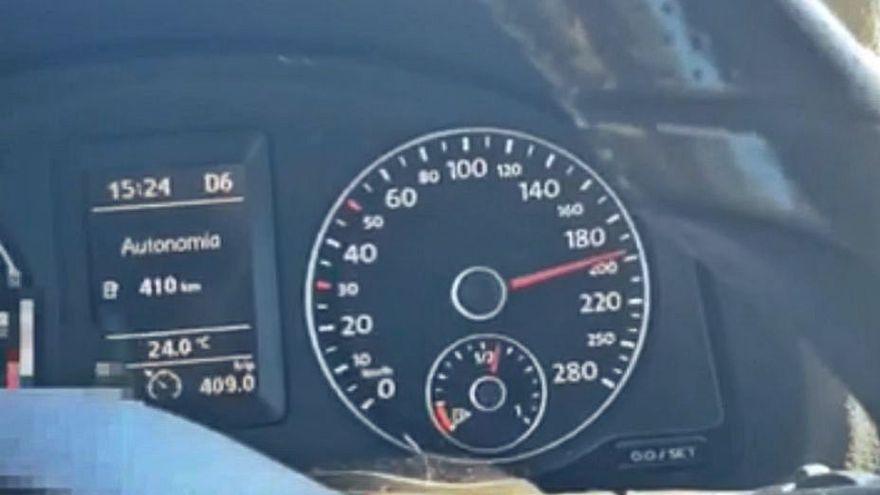 Denunciado por circular a 200 km/h en la AG-55