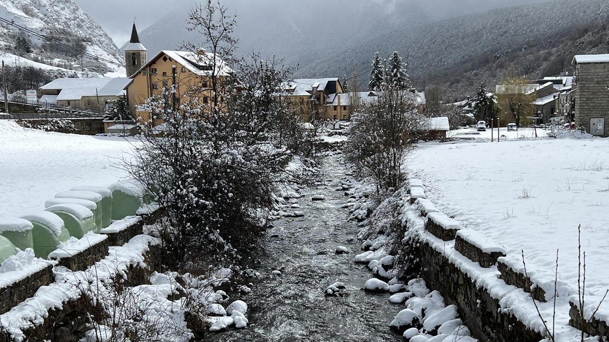 Nevadas en el Pirineo catalán