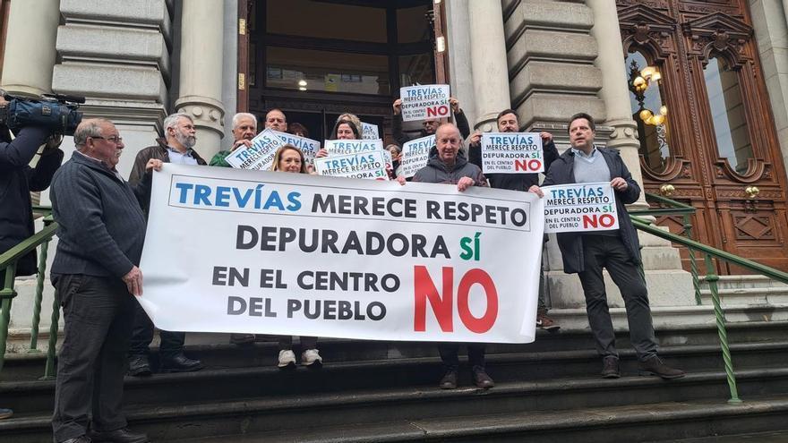 Doce empresas optan a construir la polémica depuradora de Trevías: el Principado continúa con la tramitación y la plataforma vecinal pide "que se cumplan los compromisos adquiridos"