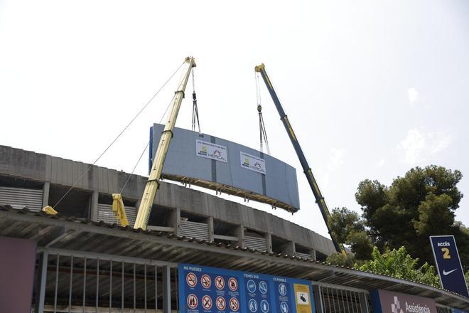 ¡Tremendo! El marcador del Camp Nou ya es historia