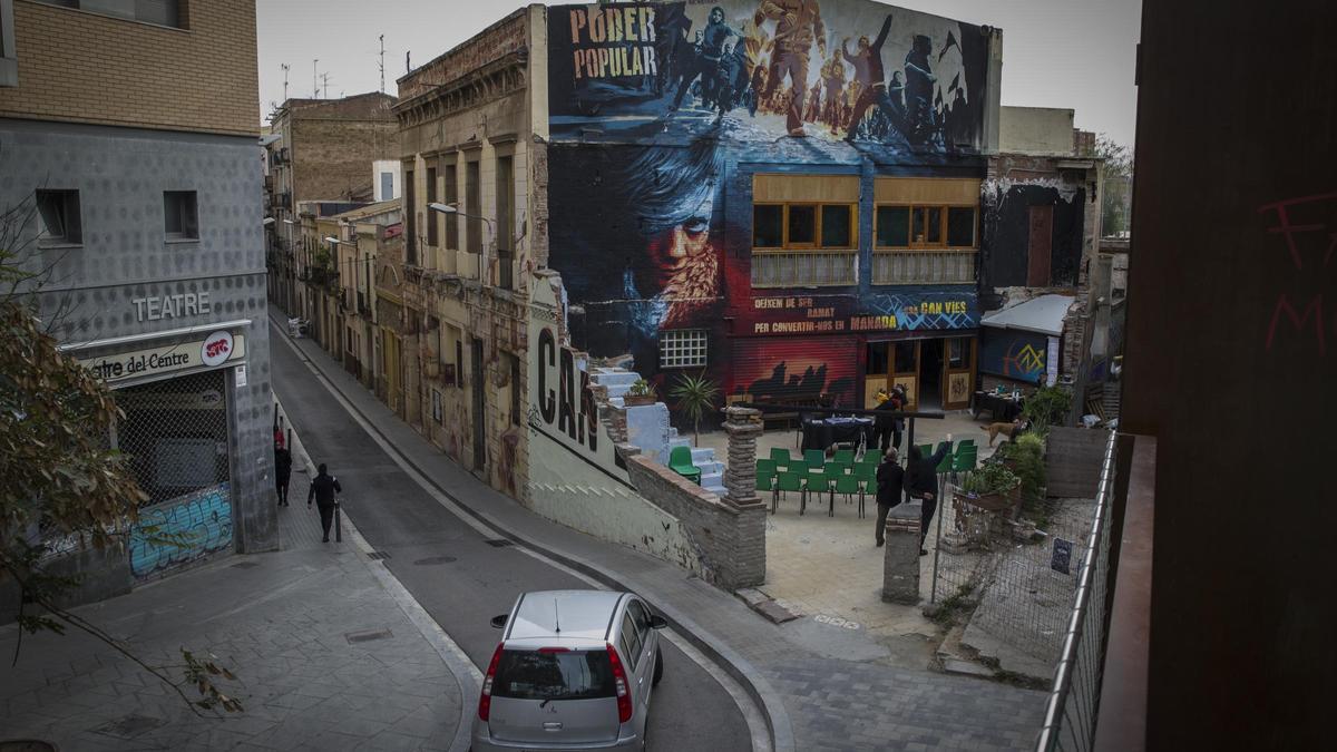 La casa okupada de Can Vies, en Barcelona.