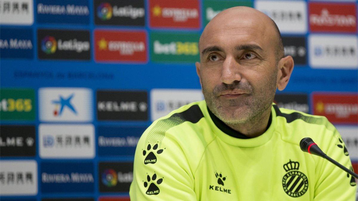 El entrenador del Espanyol Abelardo Fernández en la previa del partido de Liga 2019/20 contra el Real Mallorca