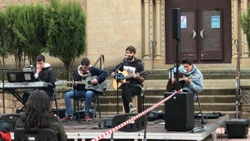 Concert de La Quinta durant la Fira del Tió de Solsona