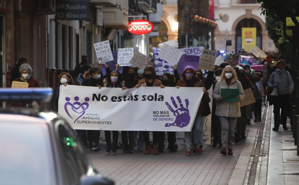 Manifestación del 8M en Sagunt.