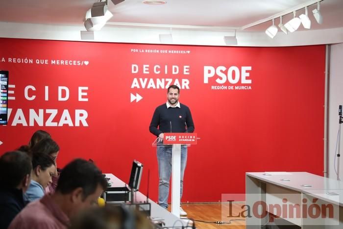 Así fue la noche electoral en la sede del PSOE en la Región de Murcia