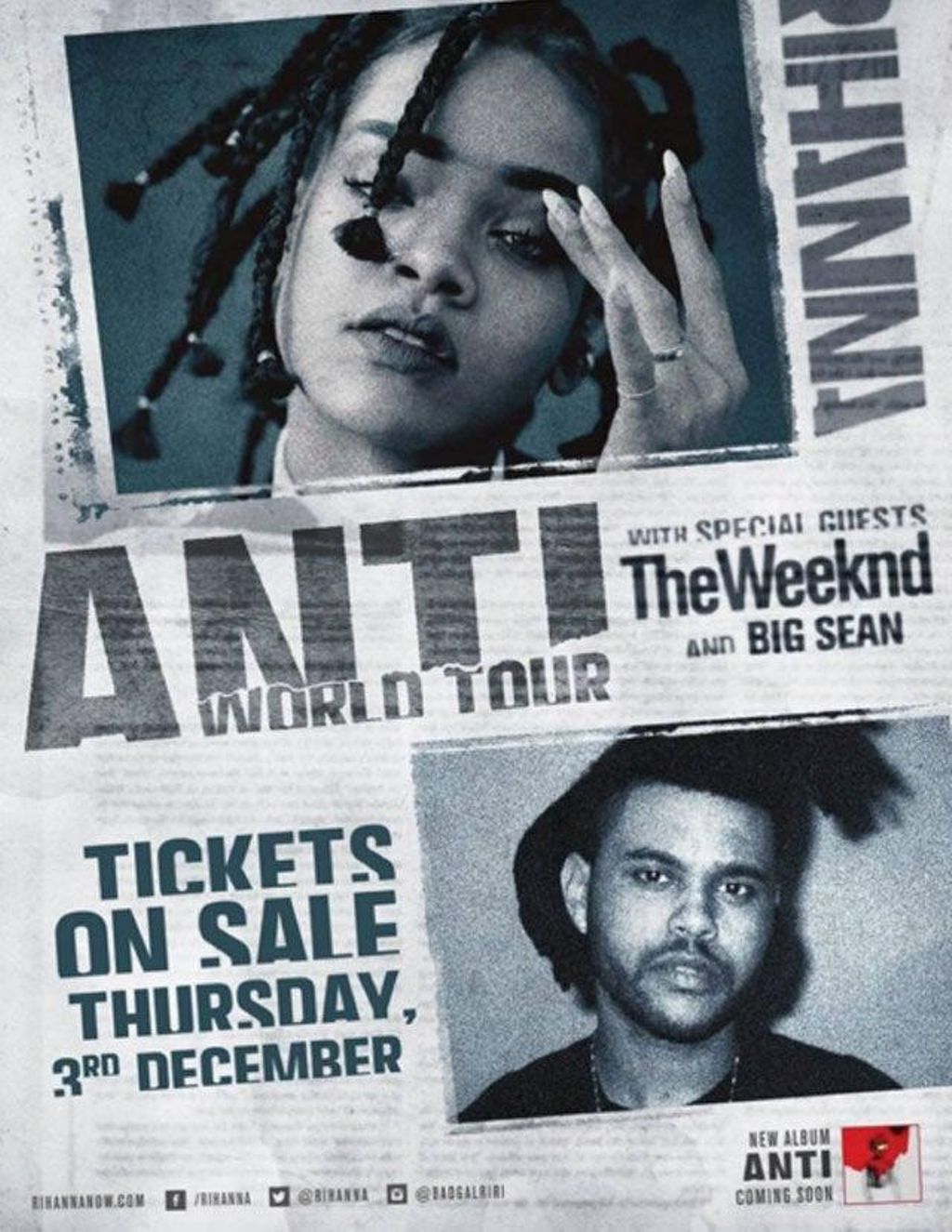 Rihanna anuncia que va a venir de gira Europa