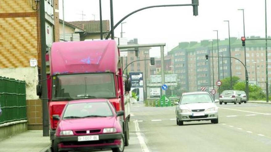 La avenida de Gijón, una de las calles en las que más infracciones por exceso de velocidad se registran, el pasado domingo.