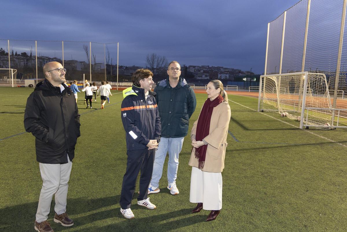 Visita a las instalaciones deportivas reformadas