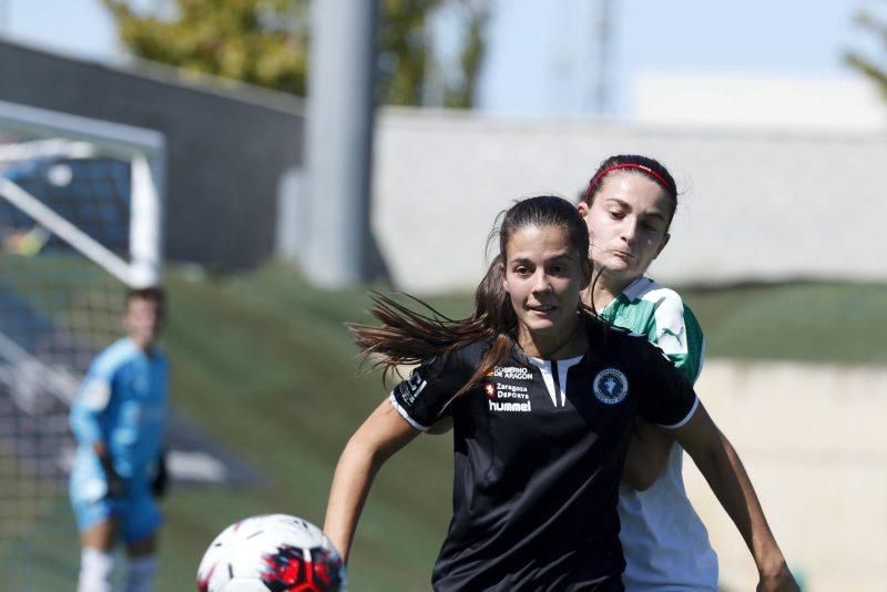 Partido de esta mañana entre el Zaragoza CFF y el Racing Féminas