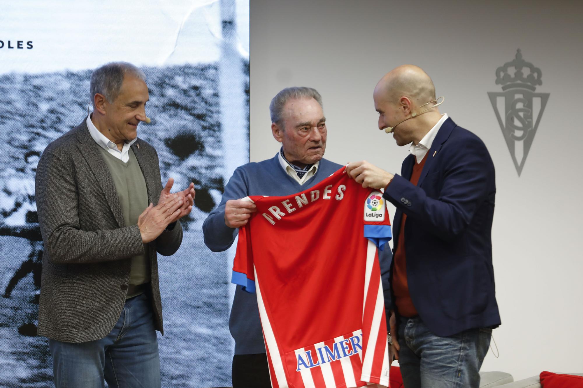 El homenaje del Sporting a Prendes, en imágenes