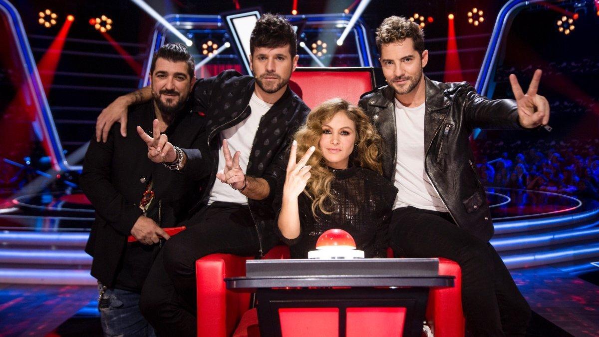 Los coaches de la primera edición de 'La voz senior' en Antena 3