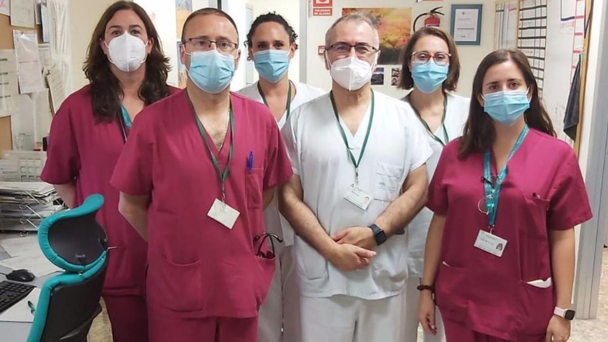 Equipo de trasplantes del Hospital Costa del Sol.