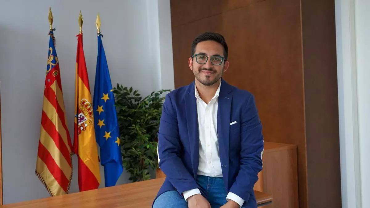 El alcalde de Vilamarxant Héctor Troyano.