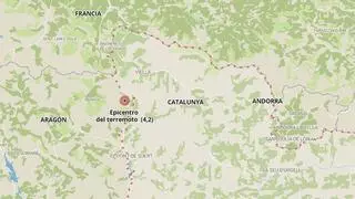 Un terremoto de 4,2 grados en Huesca sacude gran parte de Catalunya