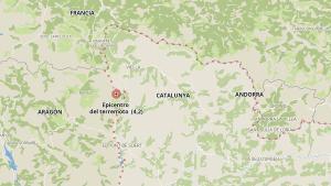Un terratrèmol de 4,2 a Osca sacseja gran part de Catalunya
