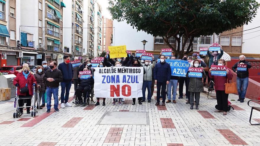 Imagen de una concentración esta mañana con la presencia de Daniel Pérez y el edil Pablo Orellana.