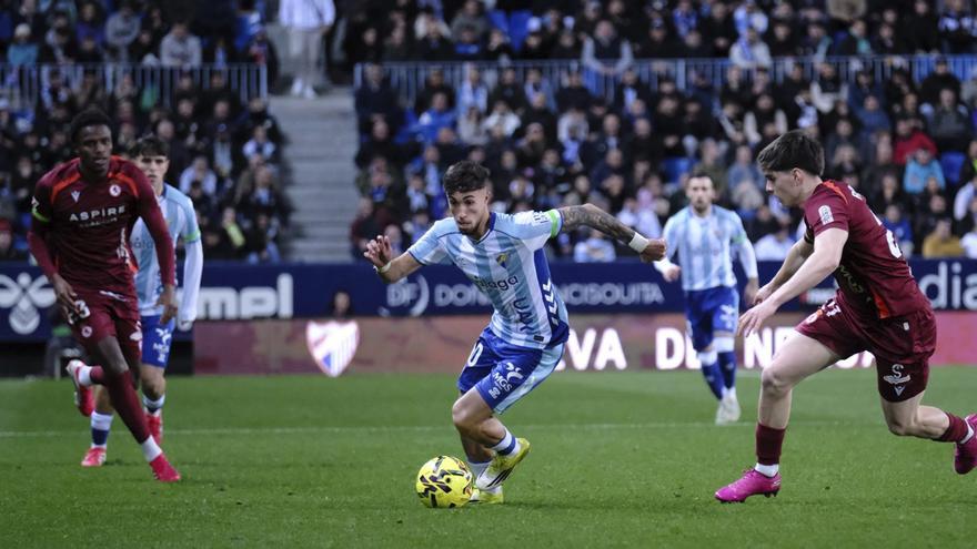Málaga CF | David Larrubia: cuando las cifras ya acompañan al juego