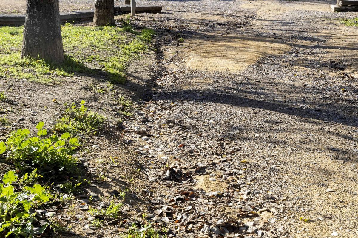 Dejadez y abandono en el parque Lo Morant