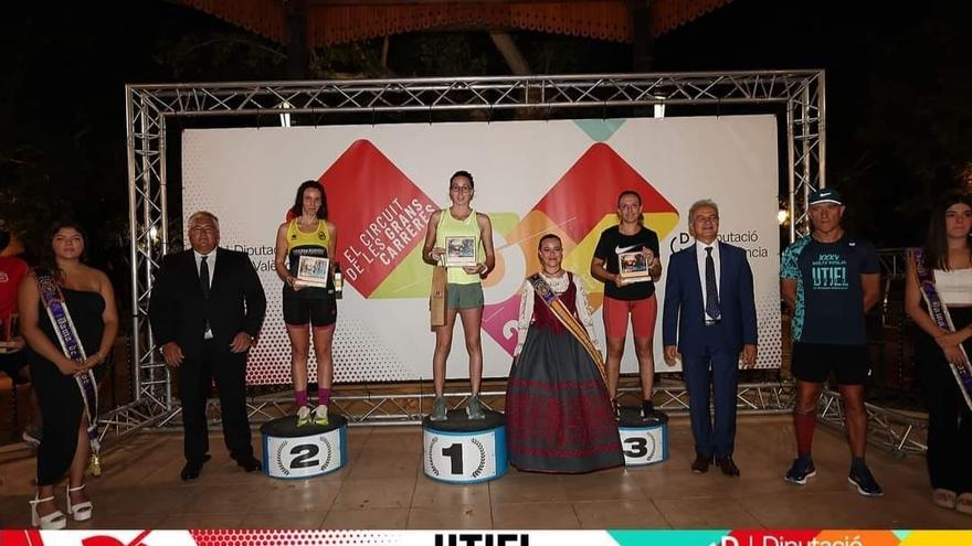 La atleta de Crevillent Nazareth Asencio, subcampeona del Circuito de la Diputación de Valencia