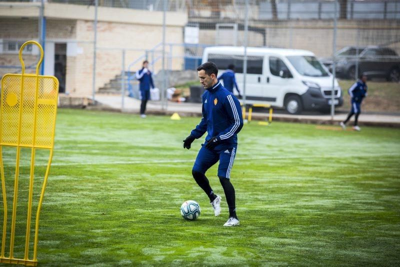 Entrenamiento del Real Zaragoza de hoy 30 de diciembre