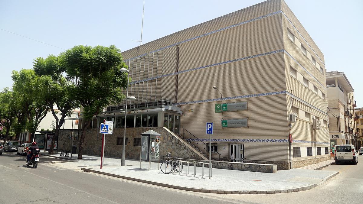 Imagen del Centro de Salud de Montilla.