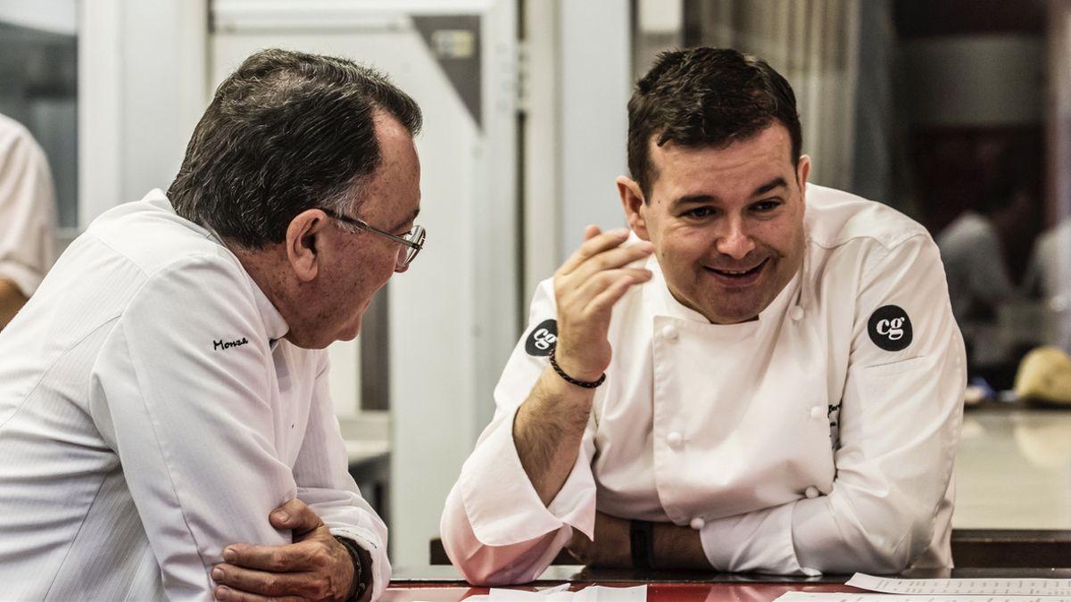 Pedro y Marcos Morán, las dos generaciones de Casa Gerardo (Prendes, Asturias).