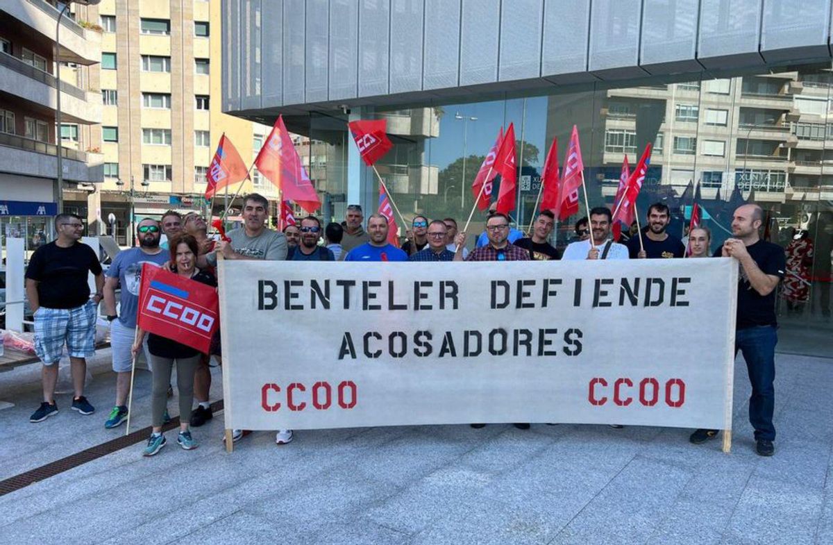 Protesta de la plantilla de Benteler en Vigo | FARO