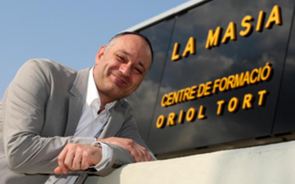 Carles Folguera está entusiasmado con la nueva Masia Centre de Formació Oriol Tort