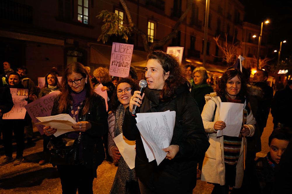 Unas 300 personas se manifiestan en Ibiza y Formentera en apoyo a las feministas andaluzas