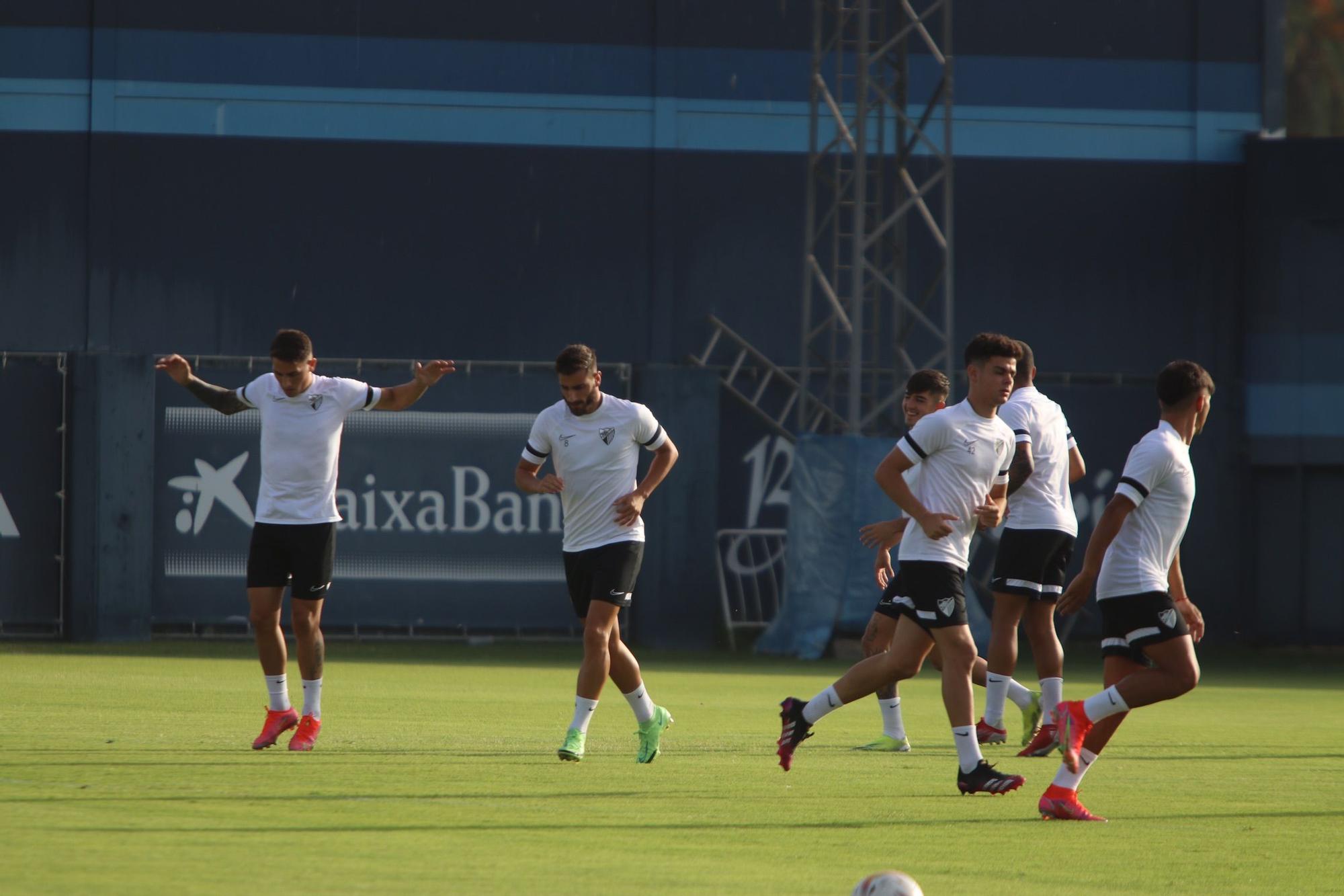 Entrenamiento del Málaga CF de este jueves 12 de agosto