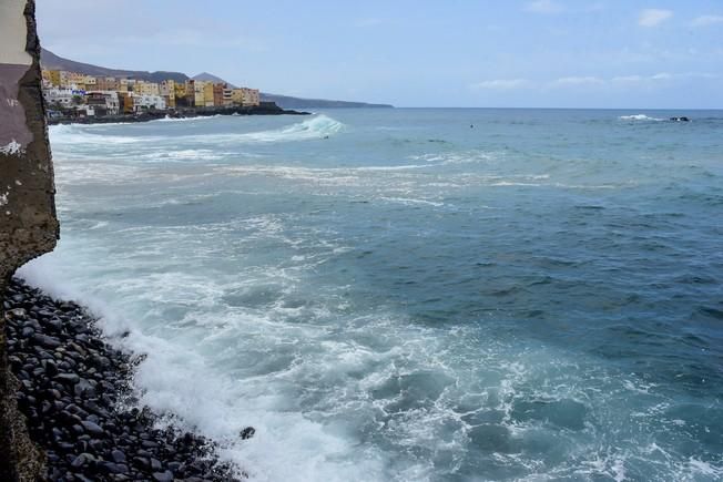 Pleamar en la zona norte de Gran Canaria