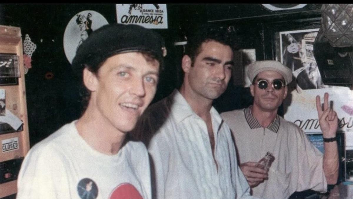 Alfredo Fiorito, César de Melero y Pipi en Amnesia.