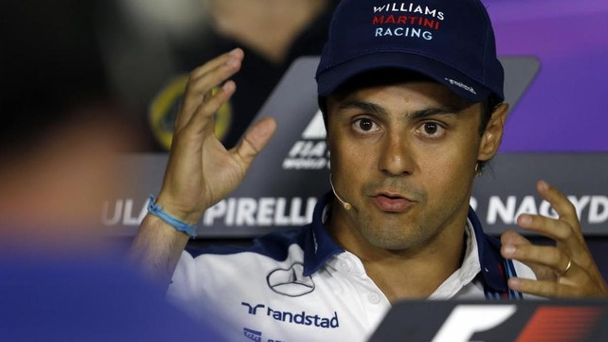 Felipe Massa habla de Bianchi en el GP de Hungría.